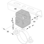 Gelenkhalter Toppro M8 - M 12